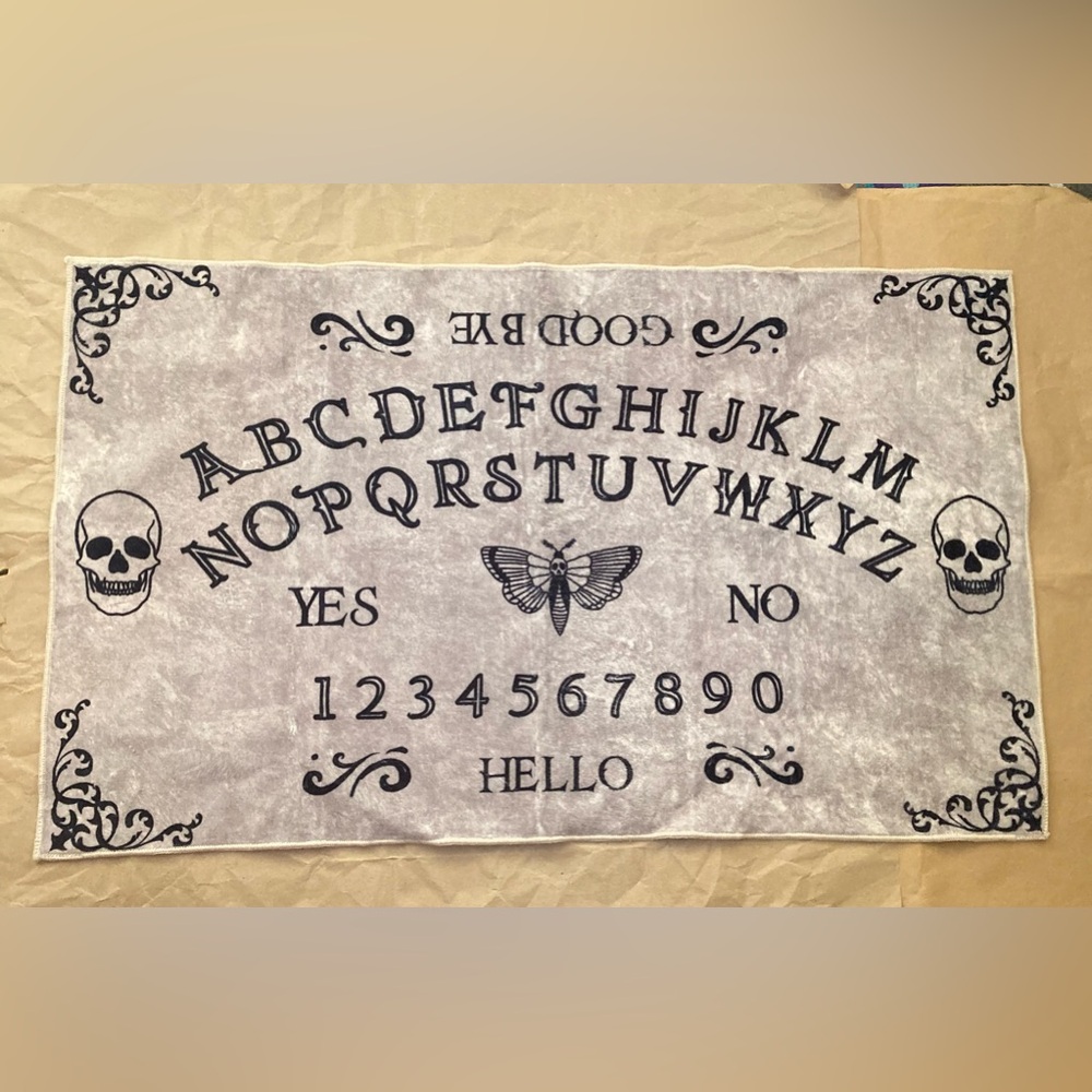Halloween ouija rug